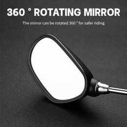 X-TIGER A Pair of Bicycle Rearview Mirror Universal Reflector Adjustable Bicycle Mirrors Electric Scooter Road Bike Accessories