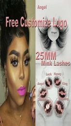 NEW 5D Mink Eyelashes 25mm 3D Mink Eyelash False Eyelashes Big Dramatic Volumn Mink Lashes Makeup Eye Lashes7793462