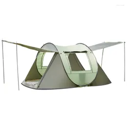 Tents And Shelters Oxford Is Waterproofed Tent Outdoor Camping Automatic 2-6 Man Waterproof