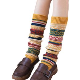 Leg Warmers for Women Girls Loose Legs Warmer Knitted Socks Boot Cuffs Gaiters Winter Sock