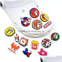 Jewelry Wholesale Texas Style Clog Charms Food Shoe For Uni Kids Teen Adty Party Gifts Drop Delivery Baby Maternity Accessories Dhgcp Otlzg