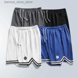 Men's Shorts Mens Summer Mesh Sports Shorts Basketball Fitness Quick Dry Breathable Drawstring Shorts Casual Loose Large Size Bermuda Shorts Q240529