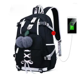School Bags Backpack For Girl Bag Teenager Waterproof Laptop Back Pack Women Rucksack Elementary Student
