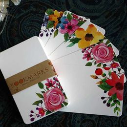 Gift Cards 40/50pcs Greeting Cards Handmade Flower Message Scrapbook Paper Card DIY Greeting Cards Postcards Party Wedding Invitation Cards d240529
