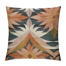 Throw Pillow Cover Southwestern Vintage Arizona Tribal Distressed Rug Throw Pillow Case Soft Decorative Home Decor Living Room Cushion Cover for Bed Couch Car