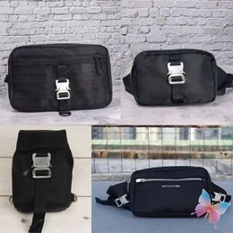 Backpack High Quality Nylon Black 1017 ALYX 9SM Waist Bag Fashion Street Outdoor Men Women Backpacks Crossbody Bags