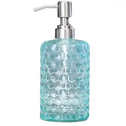 Liquid Soap Dispenser Glass For Kitchen And Bathroom Refillable Hand Wash 500 ML Pump