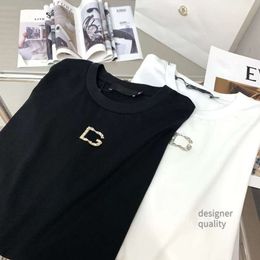 Metal Embroidery t Shirt Mens Designer Polo shirts Summer Short Sleeve Tops Men's Hip Hop Tshirts 100% Cotton Tee Plus Size 3xl 4xl 5xl 6xl 7xl