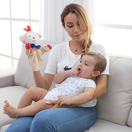 Finger Toys Duck Monkey Children Gifts Cartoon Animal Baby Toys Educational Toy Hand Puppet Stuffed Toys Plush Toy Plush Doll d240529