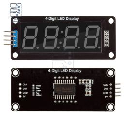 4/6-Digit 0.56 Inch 7 Segments Digital Tube Clock Module Double Dots LED Display TM1637 Blue Yellow White Green Red For Arduino