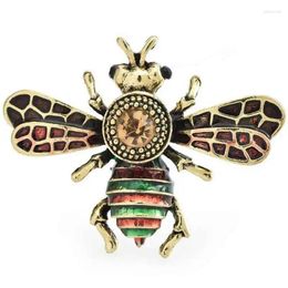 Brooches Vintage Bee For Women Unisex Lovely Rhinestone Insects Casual Party Brooch Pins Gifts