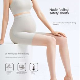 Safety Thin Spring Summer Pants Shorts Maternity Leggings Three Points Pregnancy Clothes L2405