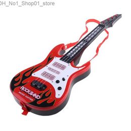 Guitar Music electric guitar 4-string music instrument educational toy childrens gift Q240530
