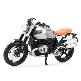 Diecast Model Cars Maisto 1 18 BMW R nineT Scermber Static Die Cast Vehicles Collectible Hobbies Motorcycle Model Toys Y240530XJW7