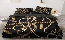 3D Bedding Sets Geometric Baroque Duvet Quilt Cover Set Comforter Bed Linen Pillowcase King Queen Full 265x230cm Home Texitle 20128220074