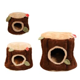 Warm Bird Nest Winter Bed House Snuggle Hanging Hammock Cage Tent Plush Hideaway for Parrot Cockatiel Hamster