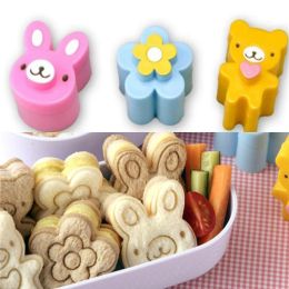 Cute Sandwich Mould Rabbit Flower Panda shaped Bread CakeBiscuit Embossing Device Crust Cookie Cutter Baking Pastry Tools