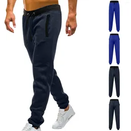 Men's Pants 2024 Fashion Joggers Fitness Sports Casual Long Male Workout Sweatpants Drawstring Elastic Waist Trousers