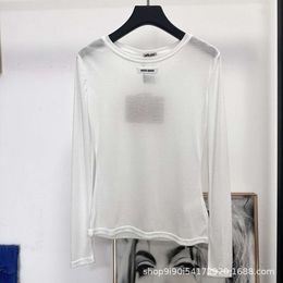Men's T-shirts 23 Summer Niche Design Trendy Brand Temperament Simple Casual Versatile Long Sleeved Top