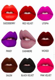 2021 New Miss Rose lot Lipstick Matte Long Lasting Pigment Nude Lip Makeup Liquid Matte Red Lipstick2716046