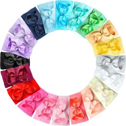 Headbands 20Pcs Soft Baby With 4.5 Inches Hair Bows Headwraps For Girl Head Band Borns Accessories Drop Delivery Jewellery Hairjewelry Otfec