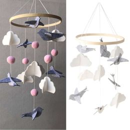 Baby Rattle Mobile Crib Toy Bed Hanging Newborn Wind Chimes Bell Kids Room Decoration Photography Props Dropshipping L2405