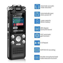 KL2B Digital Voice Recorder Professional Activated Audio 8GB 16GB 32G Noise Cancelling Recording PCM supports OTG WAV MP3 player new d240530