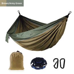 Hammocks Outdoor courtyard garden hammocks outdoor swing travel survival tents canopies mosquito nets nylon H240530 9Q3J