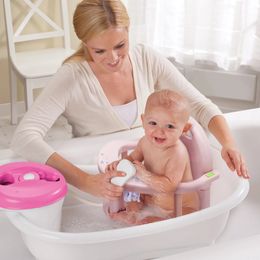 Baby Foldable Bath Seat for Tub Sit Up Infant Toddler Bathtub Safety Shower Chair Seater with Suction Cups 240530