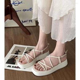 s Sandals Simple Ins Fairy Style Versatile Thick Sole for Women 2024 Summer Wear Beach Roman Shoes Time Limited Sandal In Veratil 502 23e e Shoe
