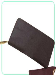 FASHION MEN WOMEN Luxurys Designers Wallet Bags Zipper ZIPPY 60017 M60930 Card Holders Coin Purse Key Wallets Leather Handbag Shou9528460