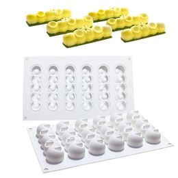 DIY Caterpillar Silicone Baking Mould String Balls Chocolate Candy Biscuit Cake Jelly Ice Mould Cute Gifts Soap Candle Making Set