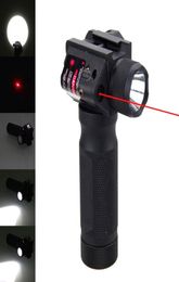 Red Dot Laser Sight Tactical Hunting LED Flashlight Red Laser Combo Sight Tactical Gun Torch for 20 mm Weaver Rails3517600