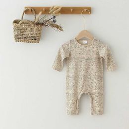 Clothing Sets Infant Boy Girls Baby Clothes Dot Pattern Cotton Spring Summer Newborn T Shirt + Pant Pyjamas Kids H240530 QKBM