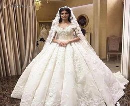 Abiti da sposa lussuosi fiori da sposa 3d da abiti da spalla spalla abiti da sposa abiti da sposa vintage di principessa arabo s arabo dubai plus size3050956