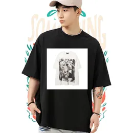 2024 Designer T-Shirts for Men Black White Beach Men Clothes T-Shirt Short sleeve Cotton Soft Soft Tees Shirts