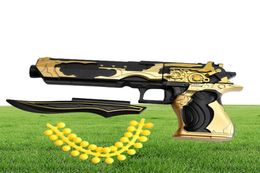 Mini Desert Eagle Alloy Toy Gun Model Pistol Soft Bullet Black Blaster Airsoft Small for Kids Children festival Gifts1360246