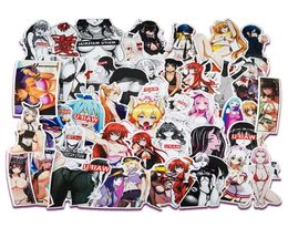 100pcs Sexy Car sticker Anime Hentai Pinup Bunny girl Waifu Decal Stickers suitcase laptop Car Truck Waterproof6555411