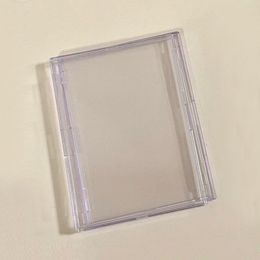 1pc Transparent Photo Frames Kpop Star Photocard Holder Idol Photo Album Acrylic Picture Stand Display Card Storage Box