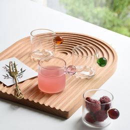700ml Transparent Pink Iris Teapot Pyrex Cooking Teapot Household Tea Set Electric Clay Oven Beam Single Pot