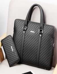 New Fashion Mens Business Briefcase Shoulder Double Layers Laptop Bag Large Capacity Male Handbag Travel Bag for Man3213260