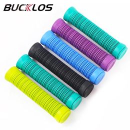 BUCKLOS Silicone Grips MTB Handlebar Handles MTB Cuffs Soft Silicone Mountain Bicycle Handlebar Cover Grips Cycling Bike Parts