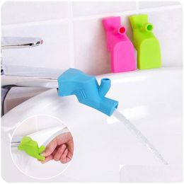 Other Bath & Toilet Supplies 1 Pcs Sile Faucet Extender Toddler Kids Water Reach Rubber Hand Washing Washer Bathroom Accessory Kitchen Dhwvu