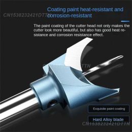 Arc Knife Hard Alloy Blade Stereoplasm Wood Bead Drilling Milling Cutters Handle Wooden Ball Drill Bit Thermostability Tools