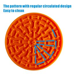 Silicone Pet Dog Feeding Mat Dogs Lick Pad Feeder Food Licking Eating Slow Treat lickimat Bowl Puppy Puzzle Toys Dish dispenser