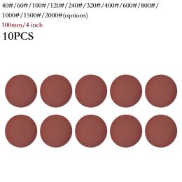 10pcs 4 Inch Sanding Discs Pad Kit For Drill Grinder Rotary Tools 40-2000 Grit Sandpapers Polishing Pad Abrasive Tools