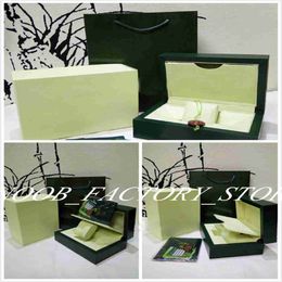 2019 new Green Brand Watch Original Box Papers Card Purse Christmas Gift Boxes Handbag 0 7KG For top Watches box 239K