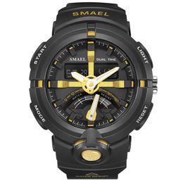 Smael Brand Watch Men Fashion Casual Electronics Wristwatches Hot Clock Digital Display Outdoor Sports Watches 1637 308w