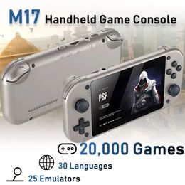 M17 Handheld Game Player 20000 Games 4.3 Inch Portable Video Game Console LCD Screen 128GB Retro Game Machine for PSP/FC/Arcade 240521