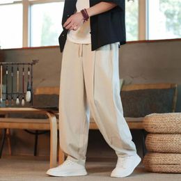 Men's Pants Men Sweatpants Versatile Casual Long With Elastic Waist Side Pockets Ankle-banded Design Ideal For Daily Wear Sports